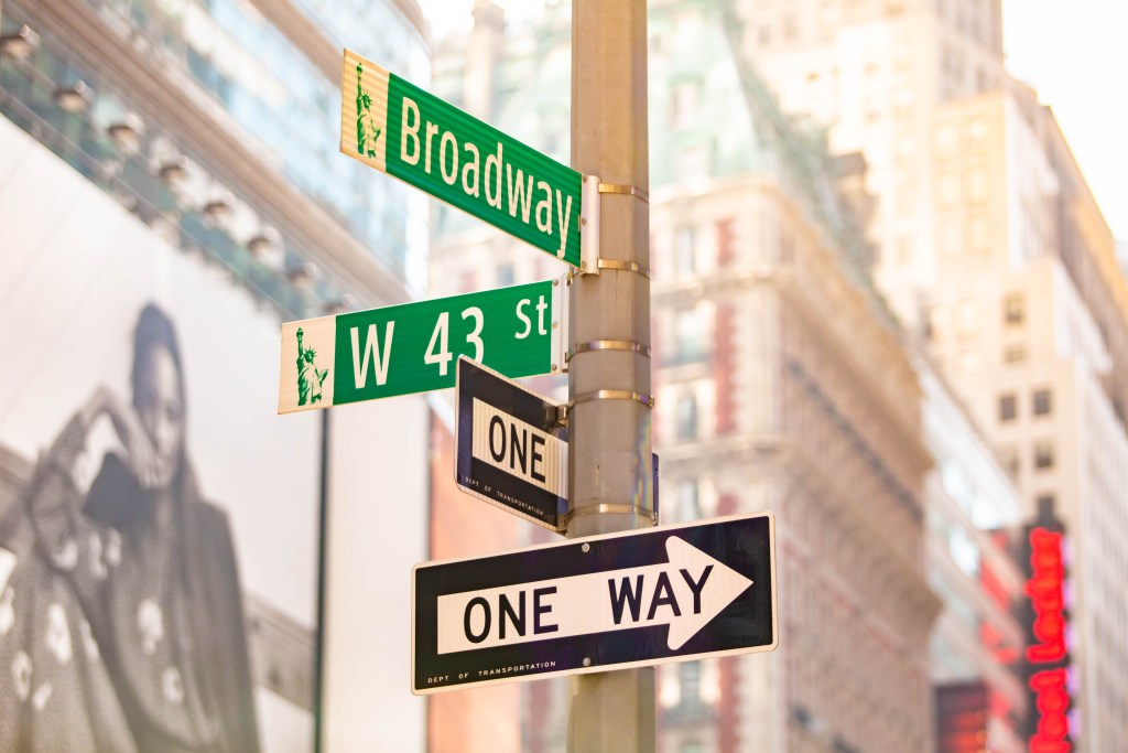 Street signs on a pole created with SAi Flexi MUTCD